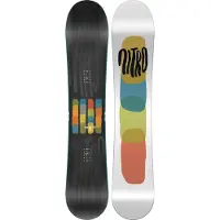 Nitro - Packs (snowboard + fix) - Snowboard all-mountain - Pack Phase 2026 en Bois - Noir