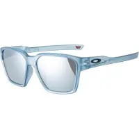 Oakley - Lunettes de soleil - Briza Matte Trans Stonewash/Prizm Black Iridium pour Homme - Gris