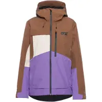 Picture Organic Clothing - Veste de ski imper-respirante - Seen Jkt Cocoa Brown Paisley - Taille S - Marron