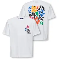 Only & Sons Junior T-Shirt 'OSJFRED LAURENT' bleu / orange / noir / blanc