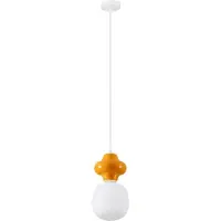 Nova Luce Suspension Clio S céramique orange