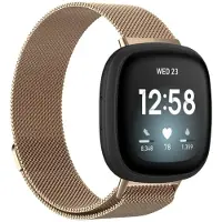 IMoshion Bracelet magnétique milanais Fitbit Versa 4/ 3 / Sense (2) - Rose Doré