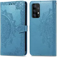 IMoshion Etui de télephone Mandala pour Samsung Galaxy A52(s) (5G/4G) - Turquoise