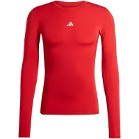 Adidas T-Shirt fonctionnel rouge vif / blanc
