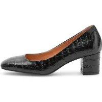 Woden Marie Low Croco Heel Shoes Noir EU 39 Femme