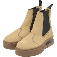 Puma Bottes Mayze Chelsea Suède Plateforme Marron - 37