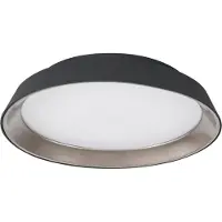 Nova Luce Plafonnier Vela noir Ø 45cm