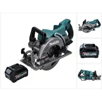 Makita RS 001 GD1 Scie circulaire portative sans fil 40 V max. 185 mm Brushless + 1x batterie 2,5 Ah - sans chargeur
