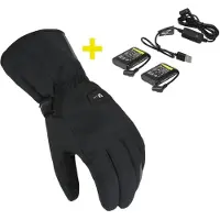 Macna Unite 2.0 RTX Kit Gants de moto d’hiver chauffants imperméables + batteries 7,4V / 2,2A et chargeur