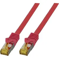 Efbe-Schott MK7001.1,5R RJ45 Patchkabel S/FTP Cat.6A LSZH Cat.7 Rohk. 1,5m rot