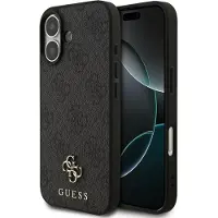 GUESS Coque 4G Metal Logo MagSafe Apple iPhone 17 - Noir