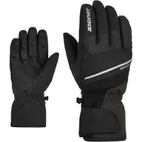 Ziener Gants de sport 'Gezim' gris argenté / noir