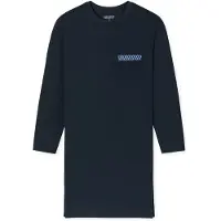 Schiesser Pyjama court 'Comfort' bleu / bleu marine