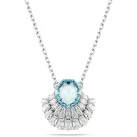 Swarovski Idyllia Collier Coquillage Bleu, (Métal , 45 cm)