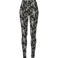 Urban Classics Leggings noir / blanc