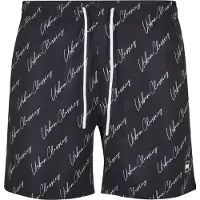 Urban Classics Shorts de bain noir / blanc