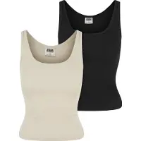 Urban Classics Haut beige clair / noir