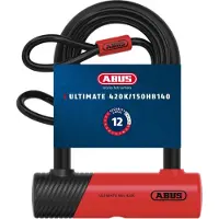 ABUS Ultimate 420k/150hb140 Ush + Cobra 1200 X 10 Mm U-lock Argenté 140 x 103 x 14 mm