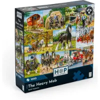 The House of Puzzles Puzzle The Heavy Mob 1000 Teile Karton Tiere