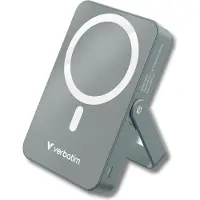 Verbatim Power Bank mit Standfuß mag.wireless 10000mA grau 32268