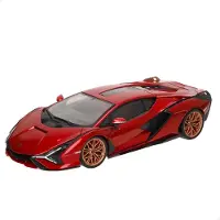 Bburago Lamborghini Sian FKP 37 rouge avec jantes en cuivre 118, mod le r duit moul sous pression, 11046 TY-18-11046R