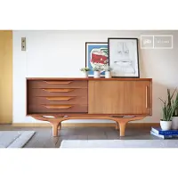 PIB Buffet design scandinave en bois Alrik