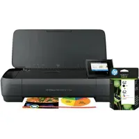 HP OfficeJet 250 Imprimante Portable + 1 Set de Cartouches Supplémentaire