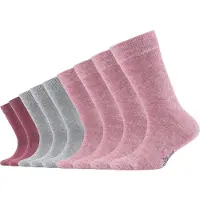 s.Oliver Chaussettes gris chiné / framboise / rosé