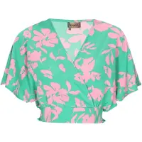 Ebeeza Chemisier 'Fashion Look' turquoise / rose