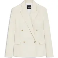 BOSS Blazer Regular Fit en coton stretch
