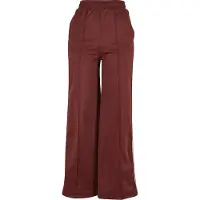 Urban Classics Pantalon rouge foncé / blanc