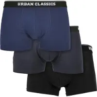 Urban Classics Boxers bleu marine / bleu nuit / blanc