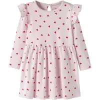 Name It Mini Robe 'NMFBHeart' rose / rouge