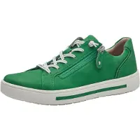 Jana - Chaussures à lacets, couleur verte, style décontracté