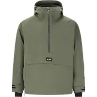 Slope Veste de sport 'Ruki' olive / noir / blanc