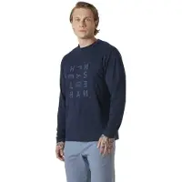 Helly Hansen Skog Graphic Tee Long Sleeve T-shirt Bleu M Homme