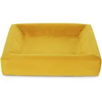 Bia Housse en velours Bett Royal pour lit de chien, couleur ocre