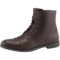 OMBRE Bottines à lacets 'Fobo-0172' brun foncé