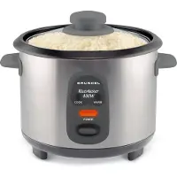 Grunkel RC-1L, Cuiseur vapeur + cuiseur à riz, Argent