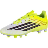 Adidas Chaussure de sport 'F50 Club' jaune / gris clair / rouge / noir
