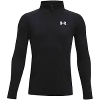 Under Armour Tech 2.0 Half Zip Long Sleeve T-shirt Noir 8-10 Years Garçon