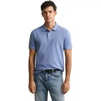 Gant Reg Shield Short Sleeve Polo Bleu L Homme