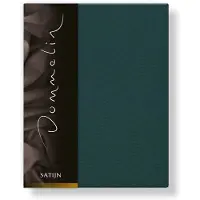 Dommelin Drap-housse Dommelin Vert Antique (Satin 300TC)-120 x 200 cm