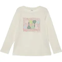 s.Oliver T-Shirt crème / olive / rose