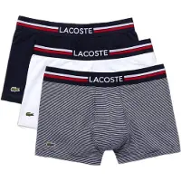 Lacoste Boxers bleu marine / gris / blanc