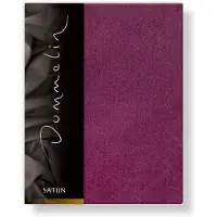 Dommelin Drap-housse Dommelin Aubergine (Satin 300TC)-160 x 200 cm
