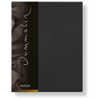 Dommelin Drap-housse Dommelin Charbon (Satin 300TC)-160 x 200 cm