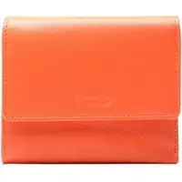 Esquire Cuir porte-monnaie Viktoria Flap Wallet Flame Orange