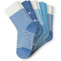 Schiesser Chaussettes 'Stars' bleu / blanc