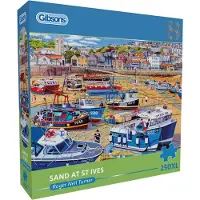 Gibsons Puzzle « Sand at St Ives » 250 pièces, en carton, jeu éducatif